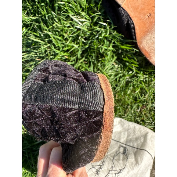 E. Porselli for J. Crew Geo Textured Black Velvet Ballet Flats EU 38 EUC - Picture 14 of 16